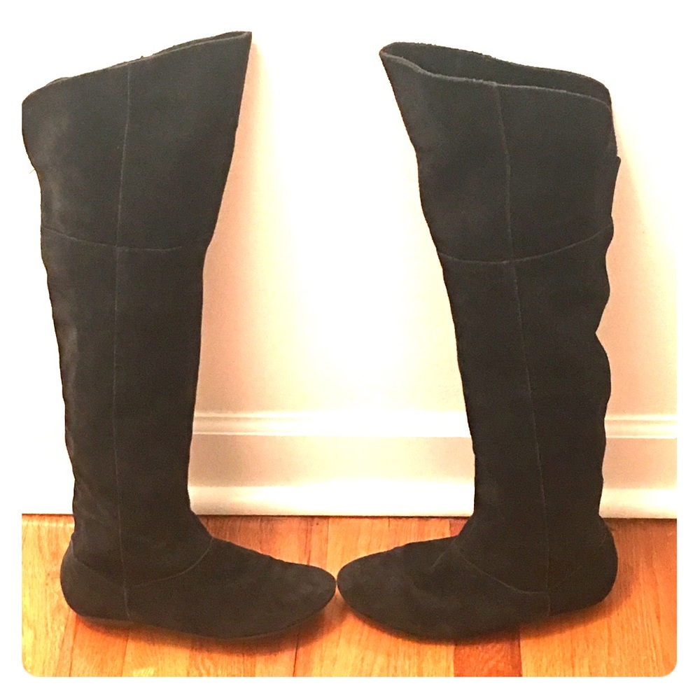Chinese Laundry Nitro Over the Knee Boots Suede